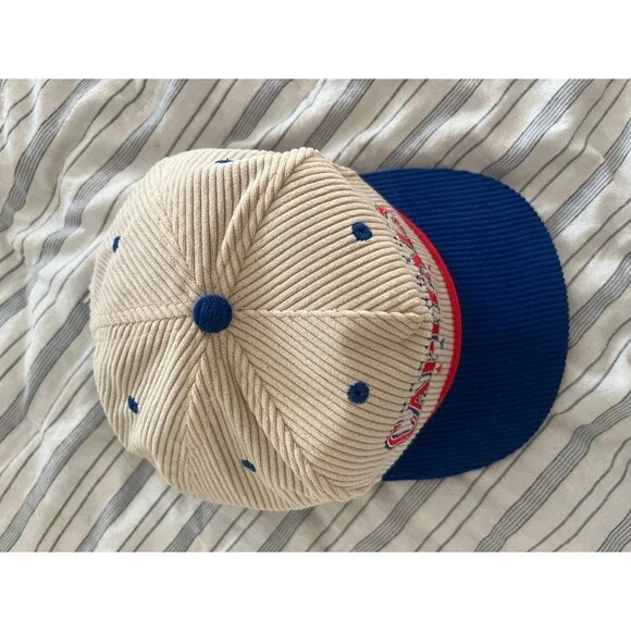 Washington Capitals NHL Hockey Retro Corduroy 50th Anniversary Stadium Hat - Picture 5 of 10